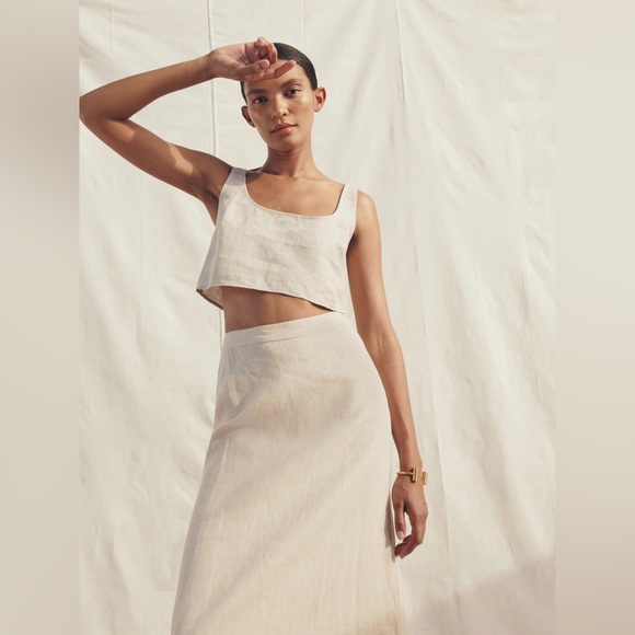 NWT Reformation Silas Linen Skirt - Picture 4 of 6